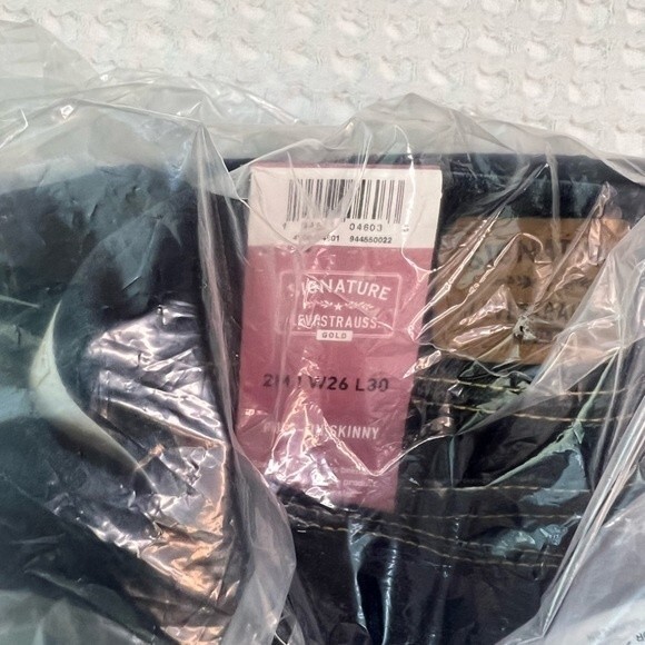 Signature by Levi Strauss & Co Gold Label Levis Jeans Womens 2 Pull on Skinny B1 - Picture 10 of 11